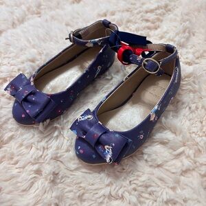 Disney X Janie and Jack | Snow White blue floral shoes